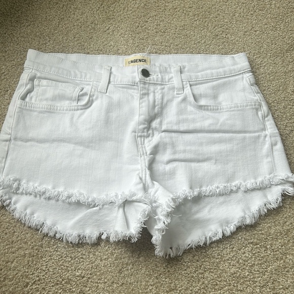 L’agence White denim shorts - Picture 2 of 11